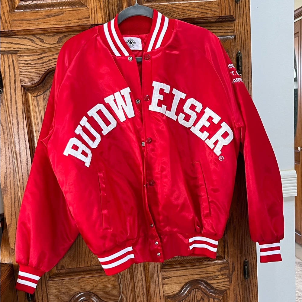 Budweiser Red and White Jacket